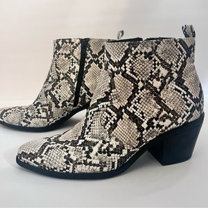 LOFT Snakeskin Ankle Boots